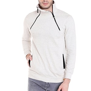 Campus Sutra Men Regular Fit Sweatshirt with