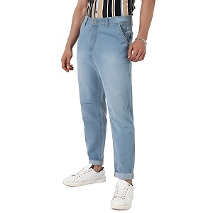 cahoot men39s classic regular fit denim jeans  stretchable cotton mid-rise denim jeans crafted with comfort fit and high performance for everyday wear