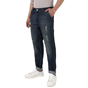cahoot men39s classic regular fit denim jeans  stretchable cotton mid-rise denim jeans crafted with comfort fit and high performance for everyday wear