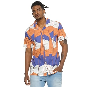 Campus Sutra Mens Regular Fit Shirt