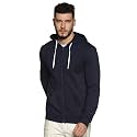 CAHOOT Men39s Zip-Front Hoodie with Contrast Drawstring