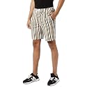 CAHOOT Men39s Multicolour Striped Regular Fit Shorts