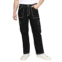CAHOOT Men39s Stitched Cargo Denim Jeans for