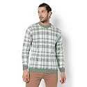 Campus Sutra Nylon Men Round Neck Sweater