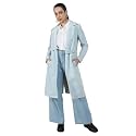 PINACOLADA Women39s Belted Long Coat For Casual