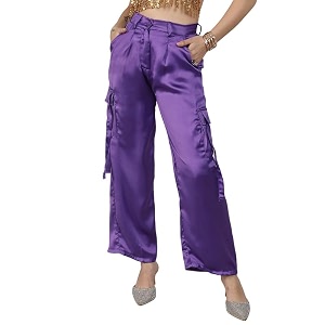 PINACOLADA Womens High Rise Cargo Pants for