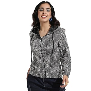 Campus Sutra Women Polycotton Regular Fit Hooded