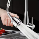 Camriz Tap Extender for Kitchen Sink 360° Flexible Faucet Extension Attachment Faucet Nozzle (Screw On)