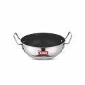 Camro Non stick Kadhai (11 No, 1.5 Liters) | Stainless steel Kadhai | Gas Stove Compatible | Dishwasher Safe | 15+Years of Innovation and Quality