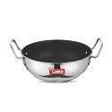 Camro Non stick Kadhai (13 No, 2.5 Liters) | Stainless steel Kadhai | Gas Stove Compatible | Dishwasher Safe | 15+Years of Innovation and Quality