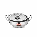 CAMRO Non stick Kadhai With Lid (12 No, 2 Liters) | Gas Stove Compatible | Dishwasher Safe | 15+Years of Innovation and Quality