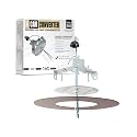 The Can Converter R56 Recessed Can Light Conversion Kit w/ 7"¾ Flat Ceiling Medallion - Home Improvement for 5" &amp; 6" Cans, Converter Kit for Fan &amp; Light Fixture, UL Certified, Oil Rubbed Bronze