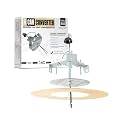 The Can Converter R56 Recessed Can Light Conversion Kit w/ 7"¾ Flat Ceiling Medallion - Home Improvement for 5" &amp; 6" Cans, Converter Kit for Ceiling Fan &amp; Light Fixture, UL Certified, Polished Brass