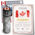 Canadian Premium Gifts | Real Piece of Canada | Highly Unique Gift idea | Personalised Certificate | for Women, Men, Birthday, Anniversary, Wedding