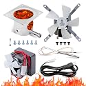 Canamax Traeger Grill Parts Kit Complete Set for Pellet Grill Auger Motor, Induction Fan, Fire Burn Pot, Hot Rod Igniter, Fuse, Power Cord - Compatible with Traeger, Pit Boss, Camp Chef, Z Grill