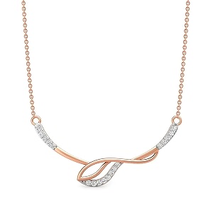 candere by kalyan jewellers bis hallmark gold and cubic zirconia pendant for women