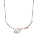 Candere by Kalyan Jewellers BIS Hallmark Gold and Cubic Zirconia Pendant for Women