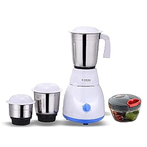 candes imperial 550 watt mixer grinder amp quick hand black chopper with 3 jars powerful motor with 1 year warranty white blue