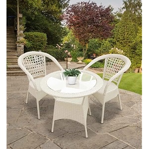 candid home premium d-8 gardenbalconyterrace patio seating chair and table set outdoor furniture 2 chair 1 table cream