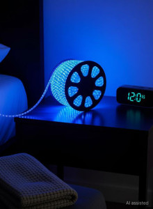 candle 3600 leds 30 m blue steady strip rice lights
