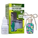 Lemongrass Car Air Freshener with Refill | Luxury car Freshener Made with Essential oil Fragrances | Rubber Coated designer bottle | 10 ml Diffuser bottle + 10 ml Refill
