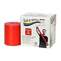 CanDo 10-6322 Sup-R Latex Free Exercise Band, 50yds Length, Red Light