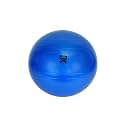 CanDo Inflatable Exercise Ball - Blue 12", Durable Extra Thick Non-Slip Stability Ball for Core Workouts, Yoga, Pilates, Active Seating, Physical Therapy, Pregnancy, Home Gym, Flexibility