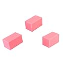 CanDo Hand Therapy Blocks - Pink (Soft), Pack of 3 - Grip Strengthening Foam Hand Exercise Tools for Physical Therapy, Arthritis, Carpal Tunnel, Stress Relief, Anxiety…