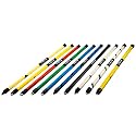 CanDo Slim WaTE Bar, 10-Piece Set, Bars Weighing 1, 2, 3, 4, 5, 6, 7, 8, 9, 10 lbs.