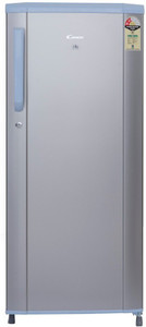 candy 225 l direct cool single door 2 star refrigerator moon silver csd2252ms
