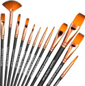 CANECH Artist Professional Nylon Painting Pens/Brush Acrylic Oil Watercolor