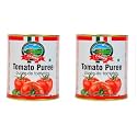 CANEEN Tomato Puree 825g | 100% Fresh Tomatoes | Thick Puree for Pasta Sauce, Stews, Curries, Pizza Sauce, Shakshuka &amp; Dips | Ready-to-Use Cooking Puree (Pack of 2)