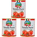 CANEEN Tomato Puree 825g | 100% Fresh Tomatoes | Thick Puree for Pasta Sauce, Stews, Curries, Pizza Sauce, Shakshuka &amp; Dips | Ready-to-Use Cooking Puree (Pack of 3)