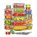 Canfanni 40 Piece Food Storage Containers with
