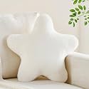 CANGHI Star Pillow,Star Shaped Pillow,White 15.7" Decorative Throw Pillow