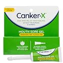 Canker-X Mouth Sore Gel, Fast Pain Relief, Benzocaine-Free, 0.28 Fl Oz