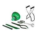 Canning Kit | 6PCS Canning Supplies Pressure Canner | Canning Tools Set Including Can Wrenches, Can Clamps, Magnetic Strips, Wire Clamps, Funnels, Scrapers