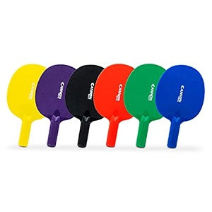 cannon sports unbreakable table tennis paddles - waterproof amp weather resistant table tennis rackets for indoor amp outdoor use  textured easy grip handle  multiple color options assorted