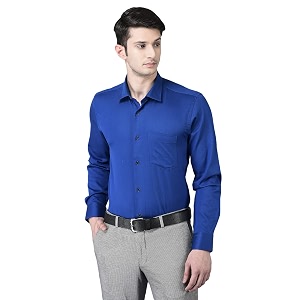 Canoe Mens Regular Fit Blue Color Cotton