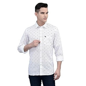 Canoe Men Long Sleeve Spread Collar Casual