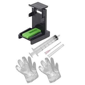 canoff refill kit with suction tool combo pack of high yield inkjet cartridge ink refill compatible for hp and canon cartridge printers -refill kit suction tool