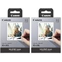 Canon Color Ink/Label Set XS-20L (20 Sheets), Compatible to Canon SELPHY Square Printer (Pack of 2)