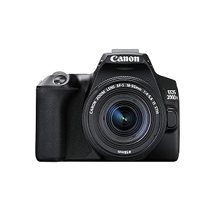 canon eos 200d ii digital slr camera with ef-s 18-55mm f4 is stm lens - digic 8 amp 241mp black
