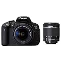 Canon EOS 700D 18MP Digital SLR Camera (Black) with 18-55 STM Lens, 8GB SD Card, Camera Bag