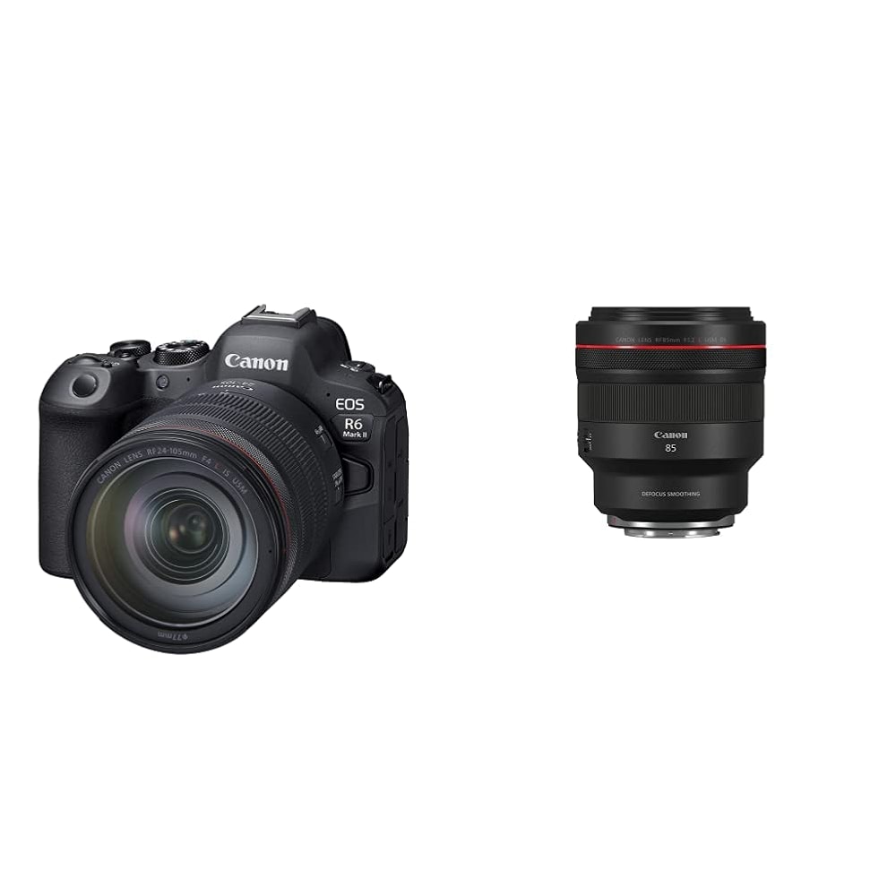 Canon EOS R6 Mark II RF24-105mm F4 L is USM KIT with Rf 85mm F1.2 L USM ...