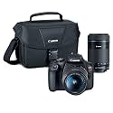Canon EOS Rebel T7 DSLR Camera | 2 Lens Kit with EF-S 18-55mm + EF-S 55-250mm f/4-5.6 is STM Lens, Black