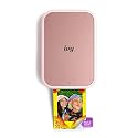 Canon Ivy 2 Mini Photo Printer, Print from Compatible iOS & Android Devices, Sticky-Back Prints, Blush Pink