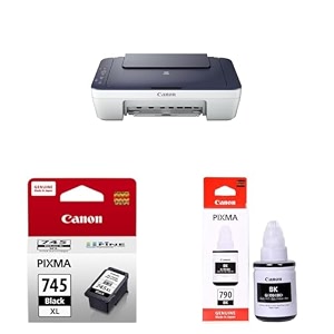 canon pixma mg2577s all-in-one inkjet colour printer bluewhite