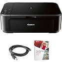 Canon Pixma MG3620 Wireless All-in-One Photo Inkjet Multifunction Printer (0515C002) Bundle with High Speed 6-Foot USB Printer Cable and Corel Paintshop Pro (Digital Download)