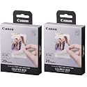 Canon XC-20L Color Ink/Paper Set for SELPHY QX20 Photo Printer, 20 Sheets (Pack of 2)